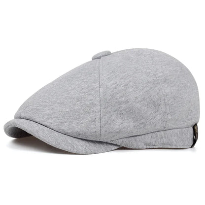 Newsboy Cap Plaid Octagonal Flat Cap for Men and Women