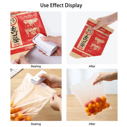 Mini Bag Sealer Handheld Heat Sealer for Plastic Food Storage Bags