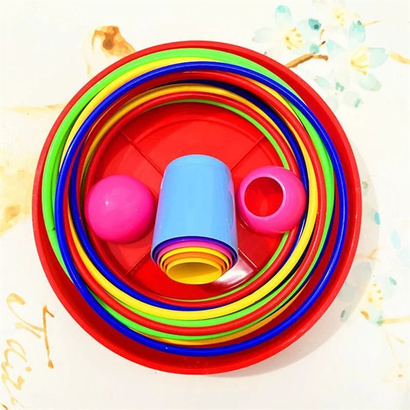 Ring Toss Game and Stacking Toy for Kids