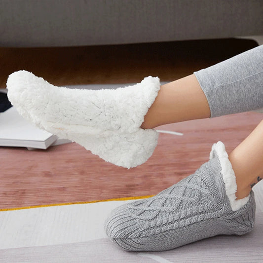 Men's Slipper Socks Warm Fuzzy Non-Slip Thermal Winter Socks