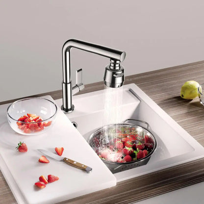 Kitchen Faucet Extender 360° Rotating Water Flow Adapter