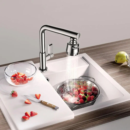Kitchen Faucet Extender 360° Rotating Water Flow Adapter