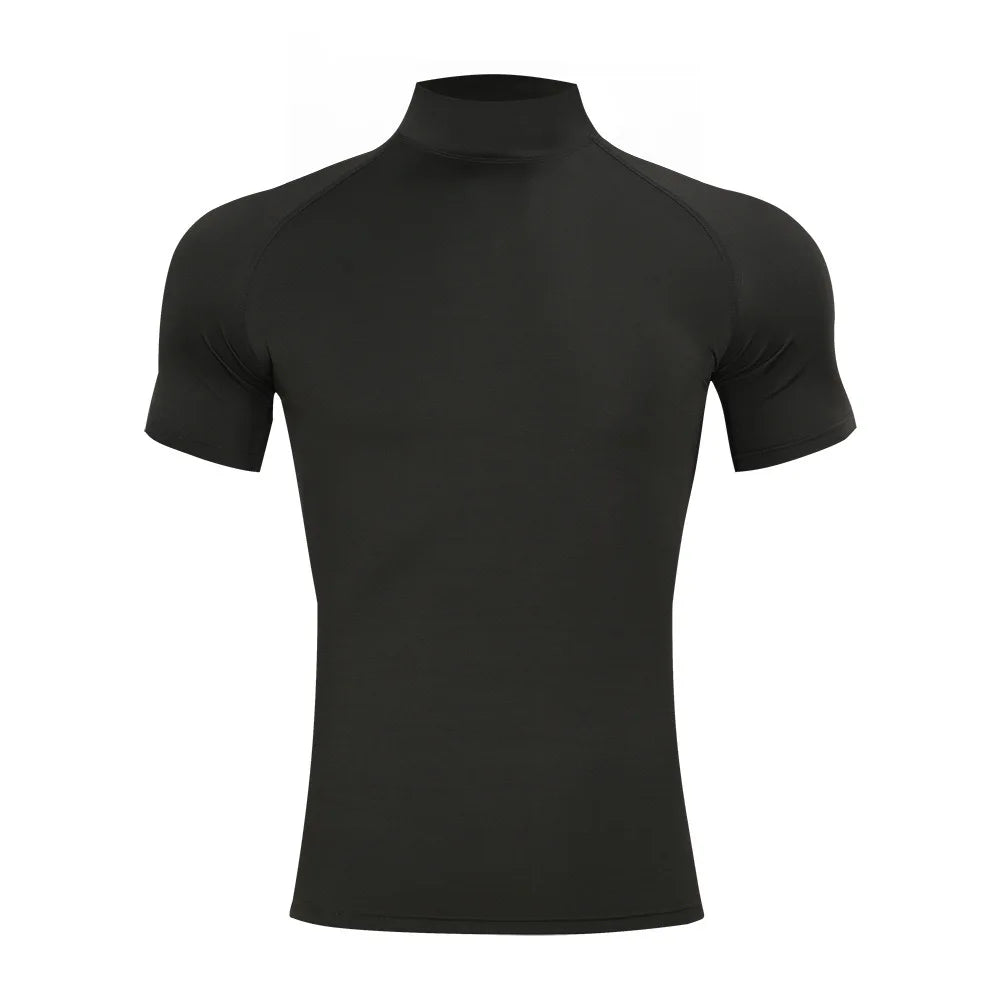 Men's Compression Shirt Quick Dry Short Sleeve Gym Workout Top