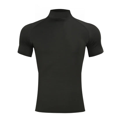 Men's Compression Shirt Quick Dry Short Sleeve Gym Workout Top