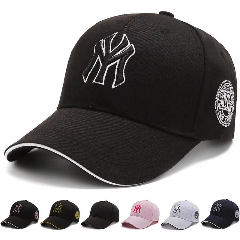 Unisex Baseball Cap with Letter Embroidery Adjustable Hat
