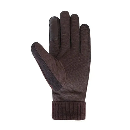 Men's Winter Motorcycle Gloves Warm Touchscreen Anti-Slip