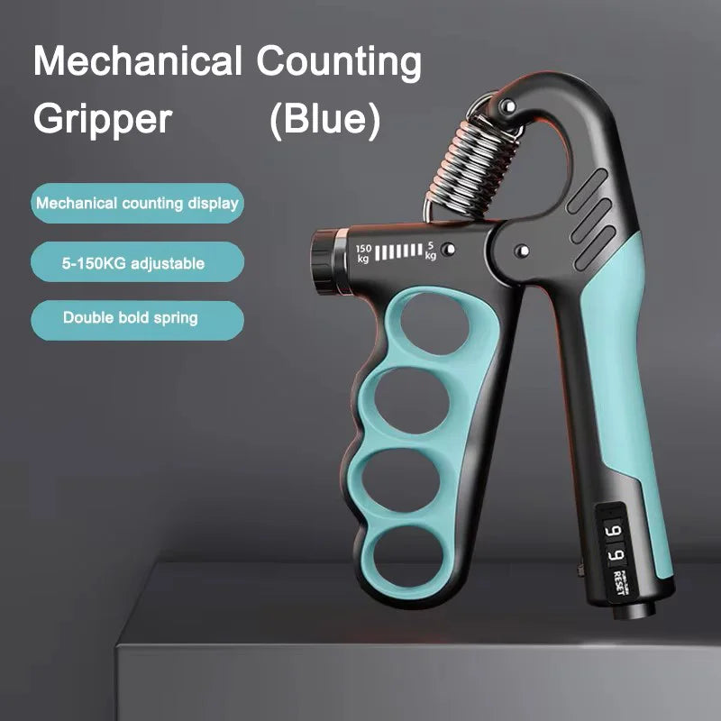 Grip Strength Trainer Adjustable Hand Grip Strengthener 5–100kg