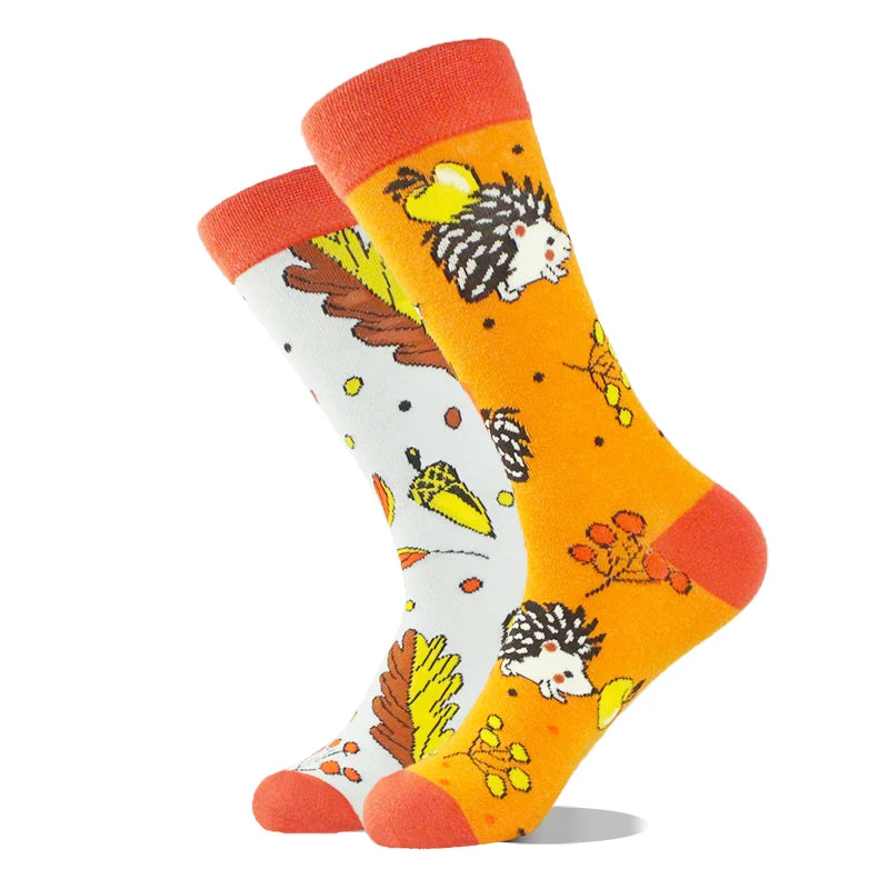 Funny Men's Socks Cotton Novelty Crew Socks Unisex