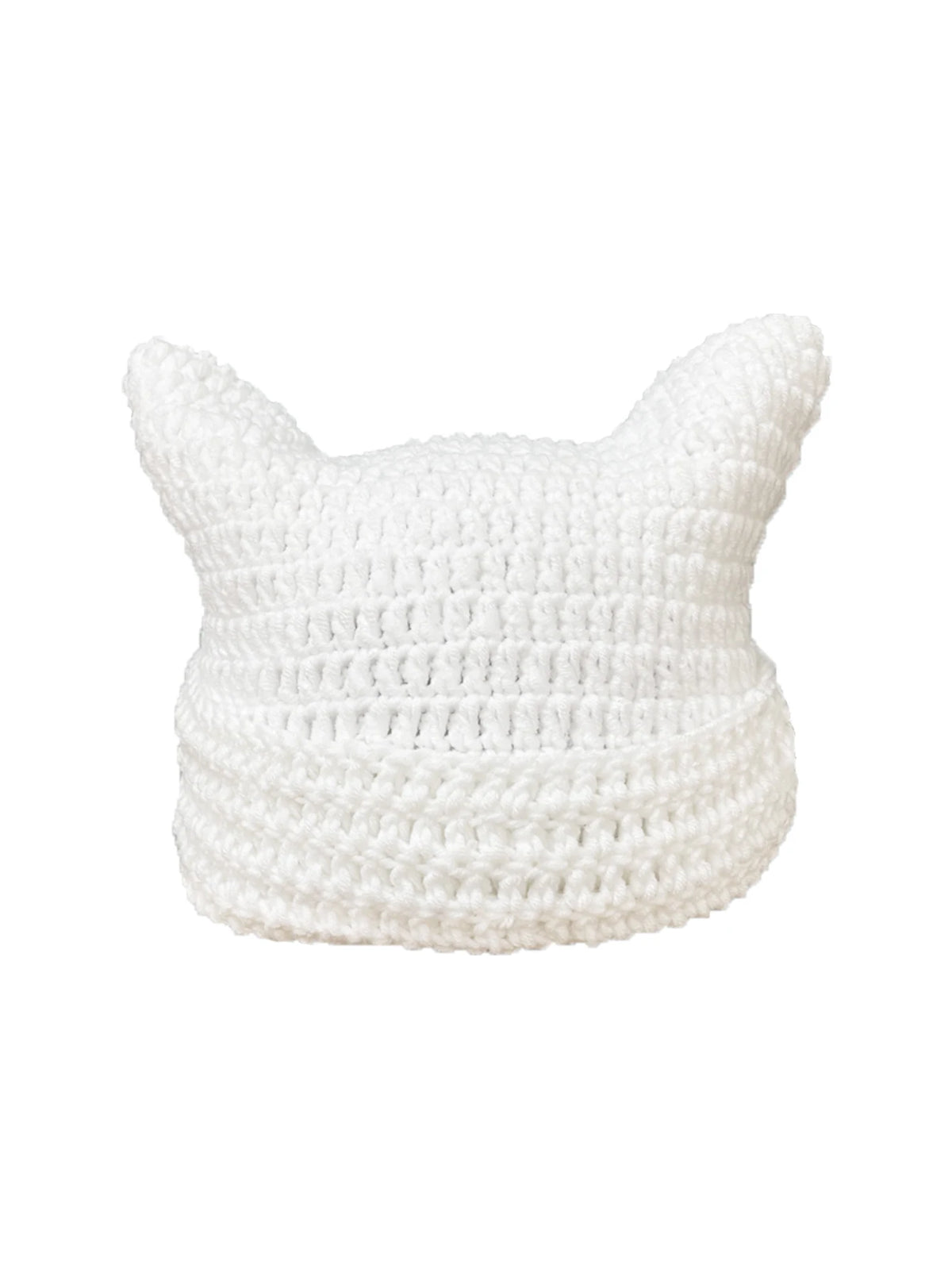 Women's Cat Ear Beanie Warm Knit Winter Hat 56-60cm