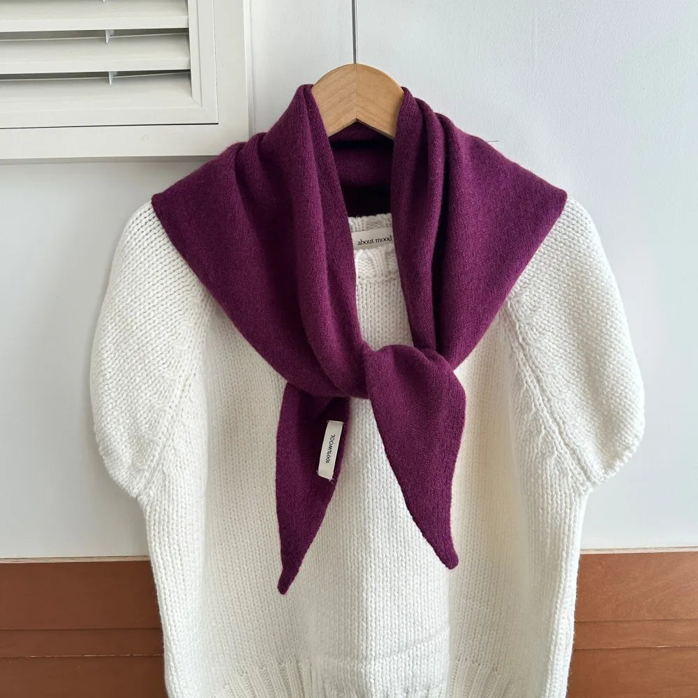 Scarf for Women – 100% Wool Warm Knit Winter Shawl