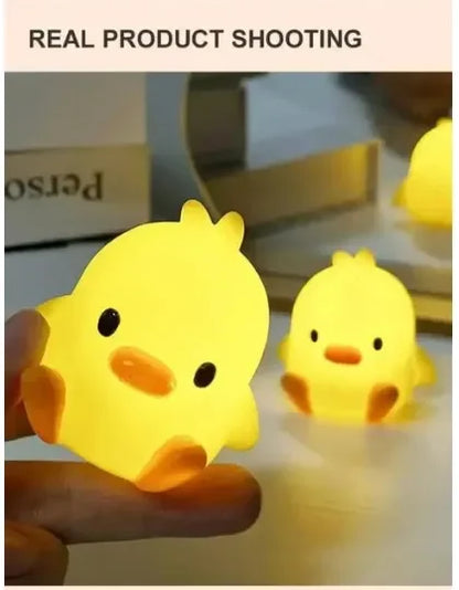 Duck Night Light Cute LED Bedside Lamp for Kids Bedroom