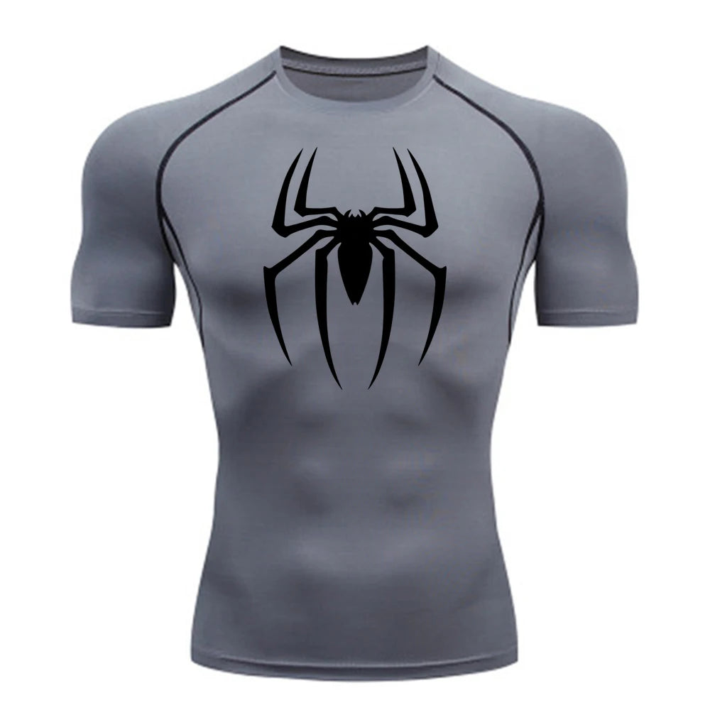Men's Compression Shirt Quick Dry Short Sleeve Gym Running Top