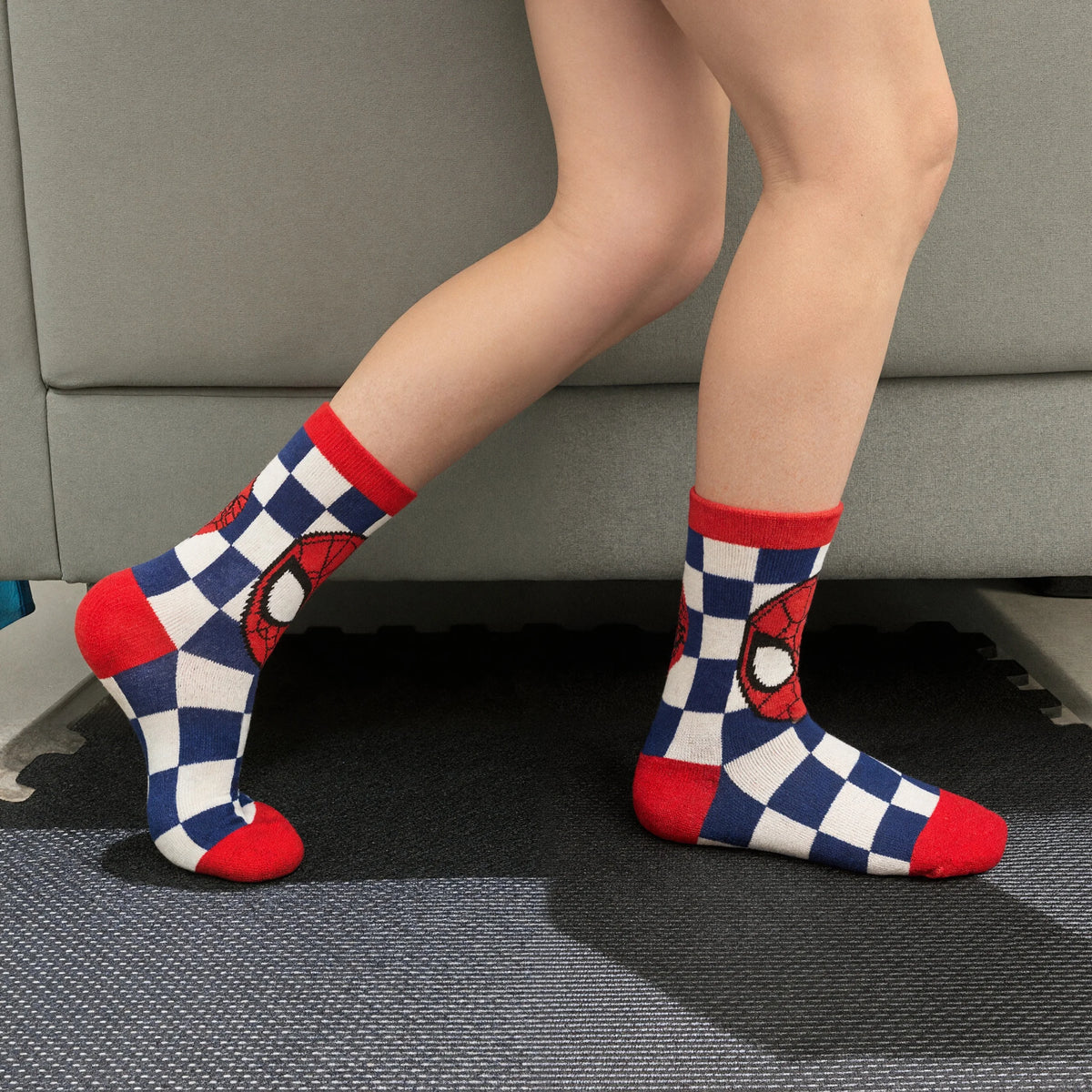 Kids Crew Socks 5 Pairs, Soft Casual Socks for Boys Ages 2-9