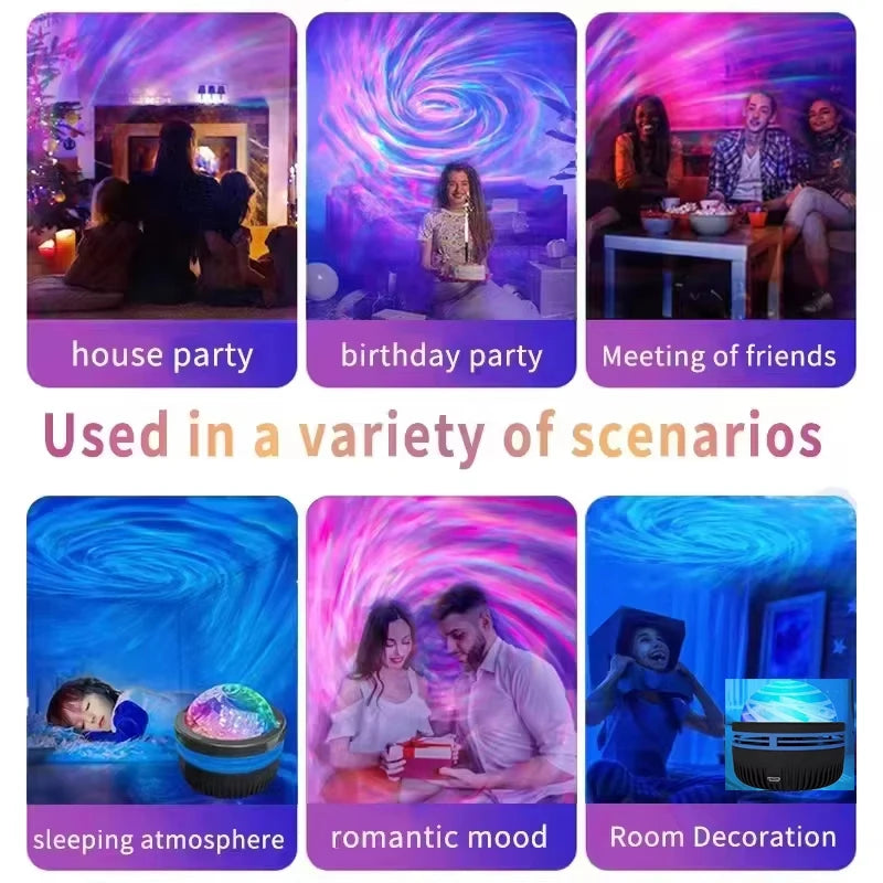 Galaxy Projector Night Light, Star Projector for Bedroom Decor