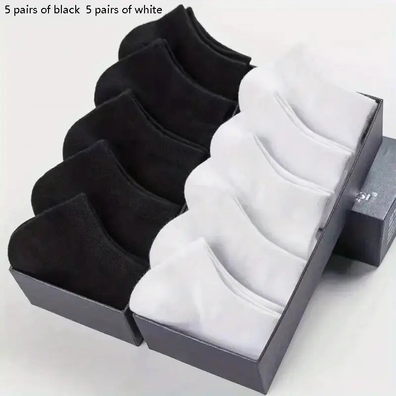 Men's Casual Socks Soft Breathable Low Cut Everyday Socks