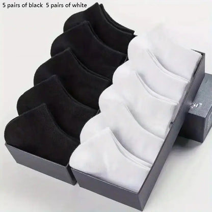 Men's Casual Socks Soft Breathable Low Cut Everyday Socks