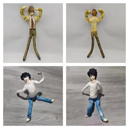 Anime Plush Doll 28cm Posable Stuffed Doll for Room Decor