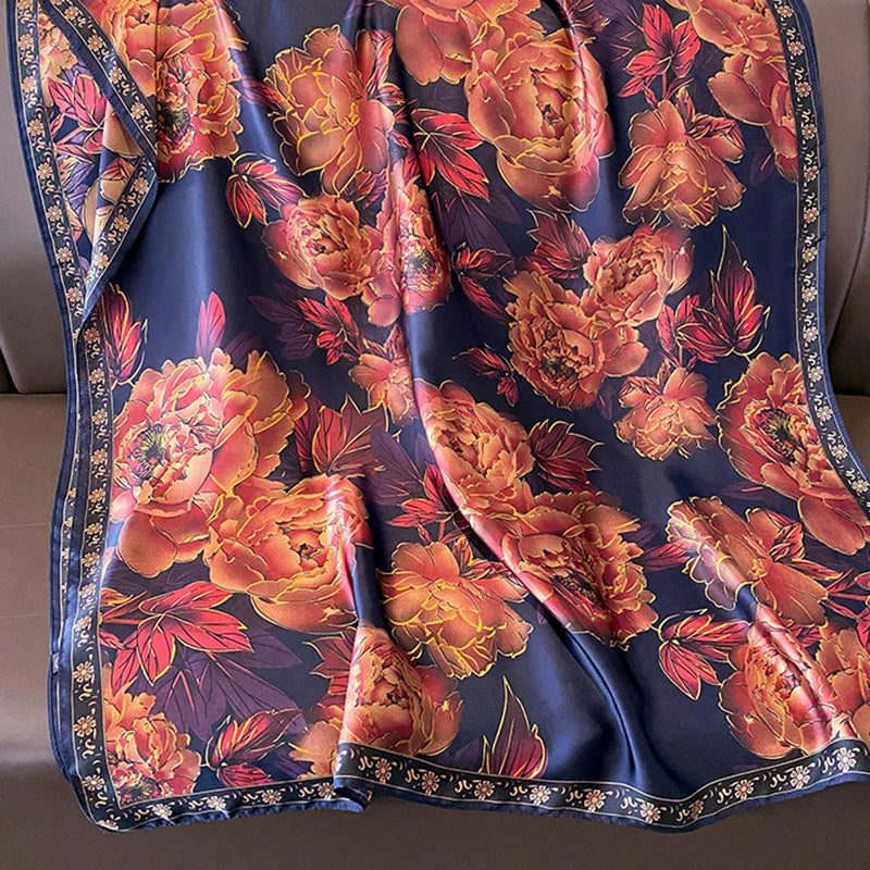 Women's Polyester Scarf, Soft Long Shawl for Beach & Everyday Wear