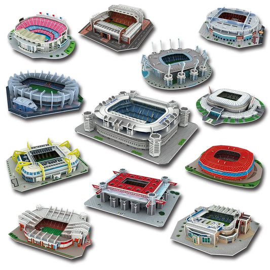 3D Football Stadium Puzzle – DIY Miniature Field Model