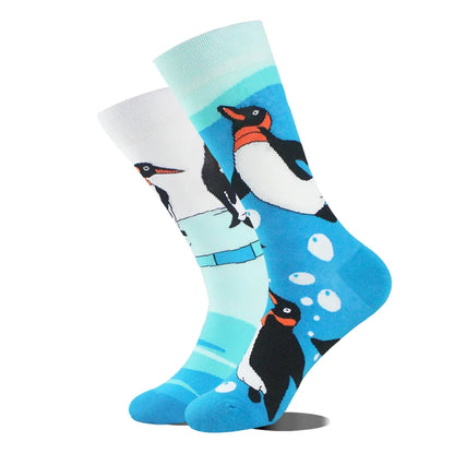 Funny Men's Socks Cotton Novelty Crew Socks Unisex