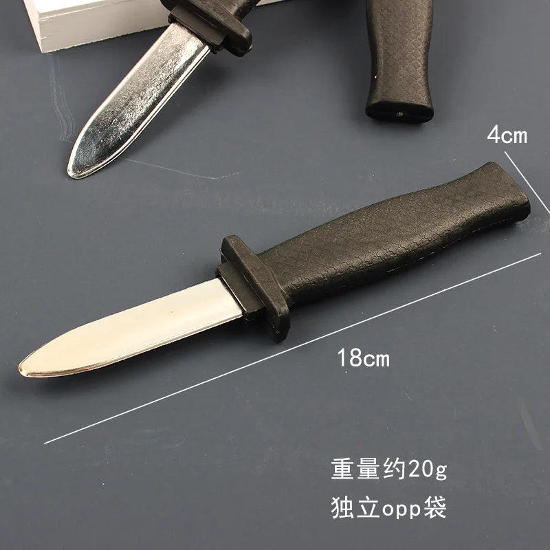Telescopic Fake Knife 18cm Magic Prop Toy for Halloween Parties