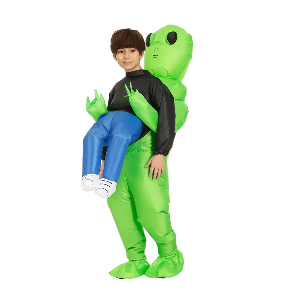 Inflatable Alien Costume for Adults and Kids Halloween Party