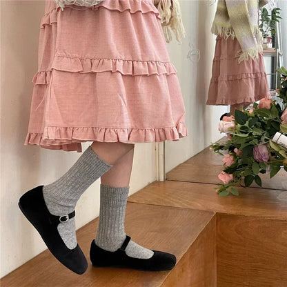 Women's Thermal Socks, Thick Wool Blend Warm Crew Socks