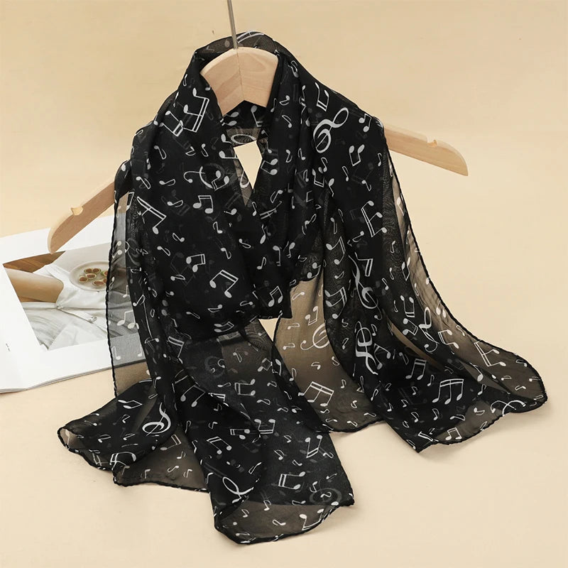 Chiffon Scarf for Women, 50×160cm Lightweight Summer Shawl