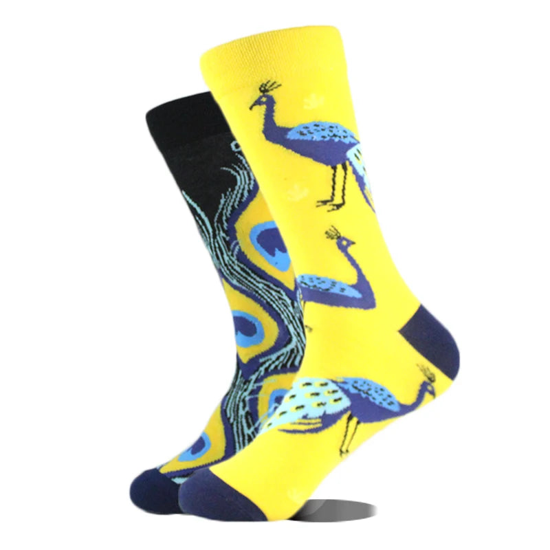 Funny Men's Socks Cotton Novelty Crew Socks Unisex