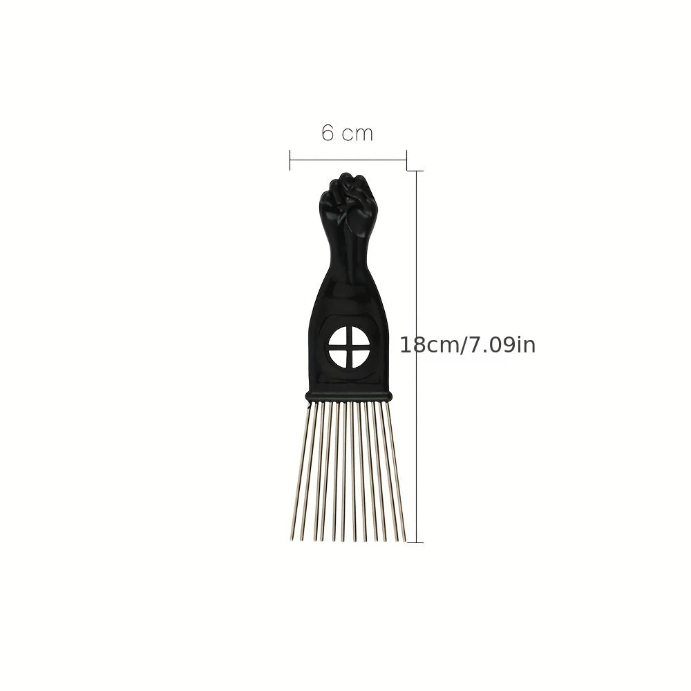 Metal Hair Pick Comb for Hair Styling and Detangling