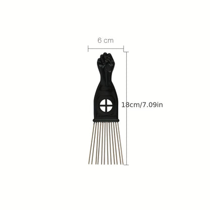 Metal Hair Pick Comb for Hair Styling and Detangling