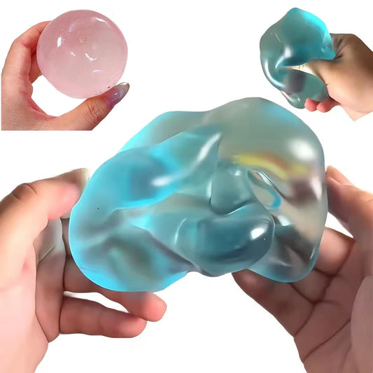 Blue Maltose Squishy Toys – Slow-Rise Sensory Fidget