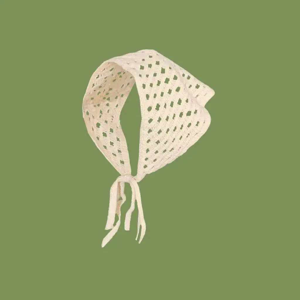 Women's Headscarf, Knitted Triangular Summer Head Wrap