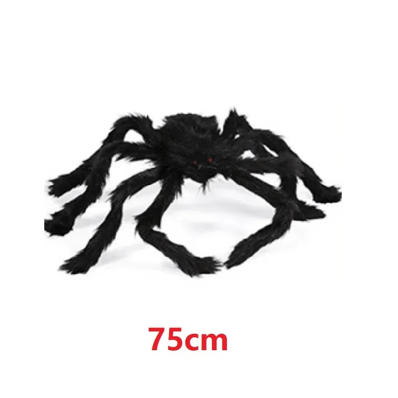 Halloween Spider Decoration, Giant Plush Spider Web Prop