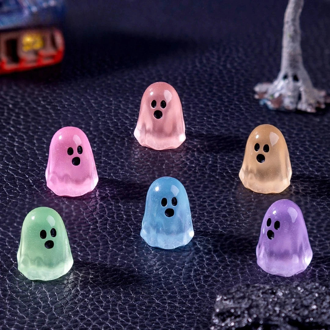 Luminous Ghost Figures 10-50PCS Glow in the Dark Halloween Decor
