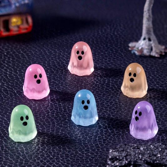 Luminous Ghost Figures 10-50PCS Glow in the Dark Halloween Decor