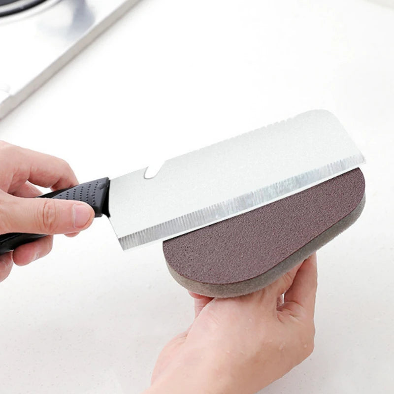 Emery Cleaning Sponge with Handle for Kitchen & Bathroom