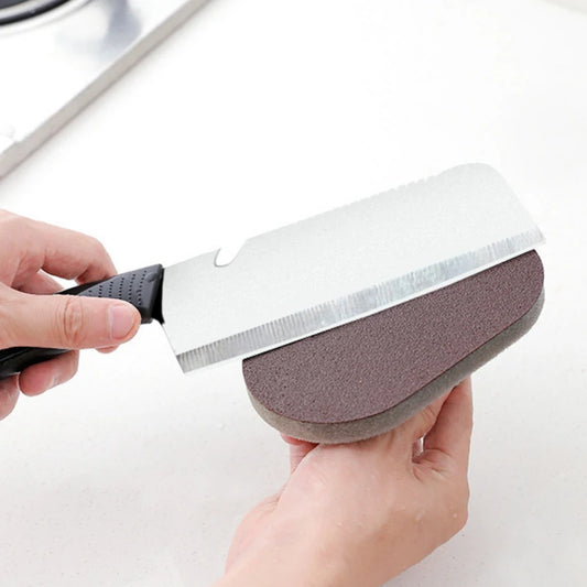Emery Cleaning Sponge with Handle for Kitchen & Bathroom