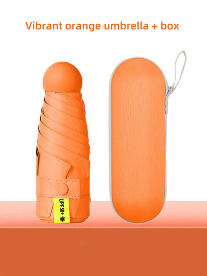 Mini UV Umbrella – Compact Folding Sun & Rain Protection