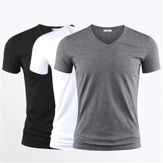 Men’s T-Shirt – Breathable V-Neck Moisture-Wicking Top