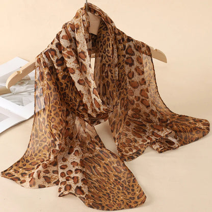 Chiffon Scarf for Women, 50×160cm Lightweight Summer Shawl