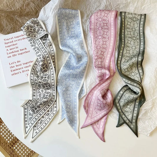 Women’s Paisley Scarf – Lightweight Hair & Neck Bandana
