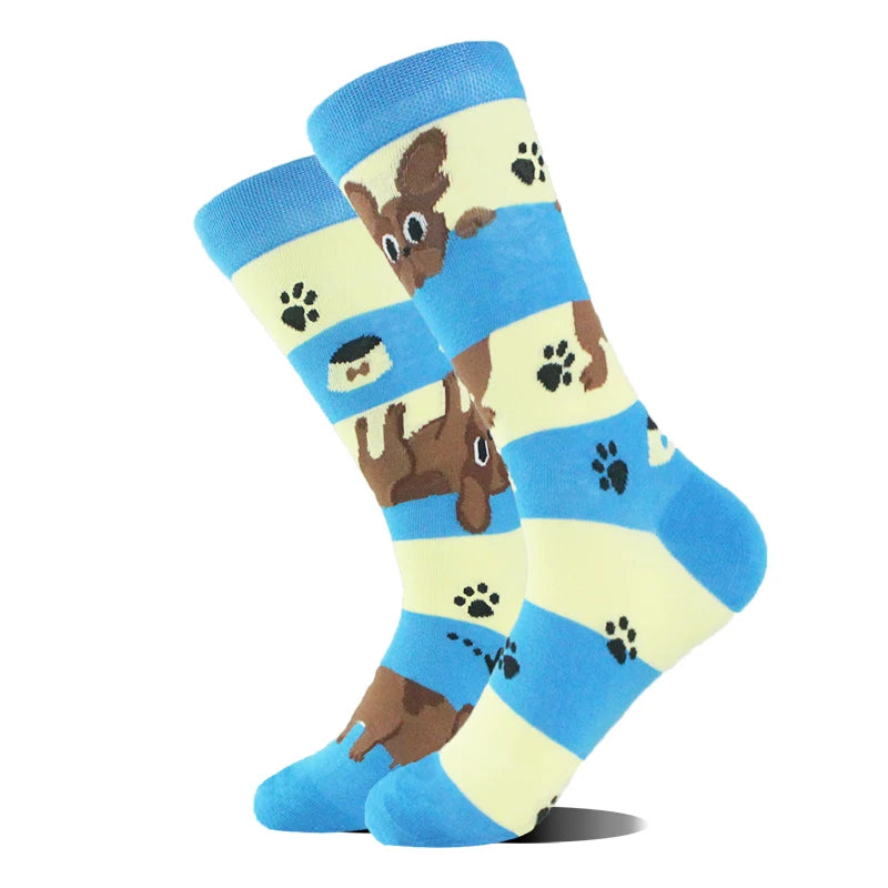 Funny Men's Socks Cotton Novelty Crew Socks Unisex
