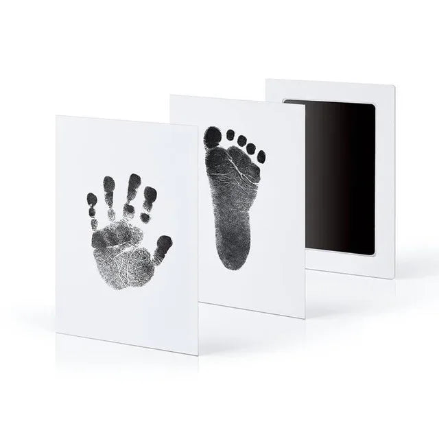 3) Optimized Title  Baby Handprint Kit with Inkless Pad & Imprint Cards for Newborns