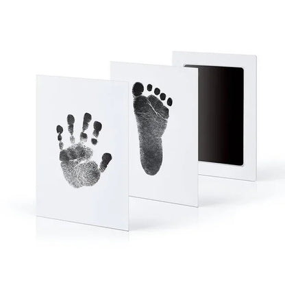 3) Optimized Title  Baby Handprint Kit with Inkless Pad & Imprint Cards for Newborns