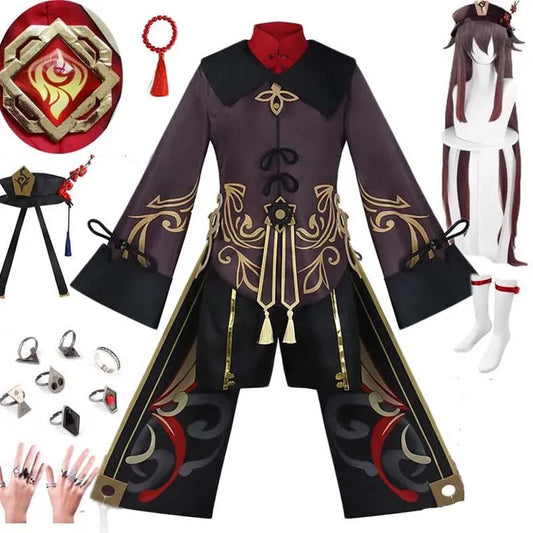 Women’s Cosplay Costume – Anime Halloween Dress Set with Accessories