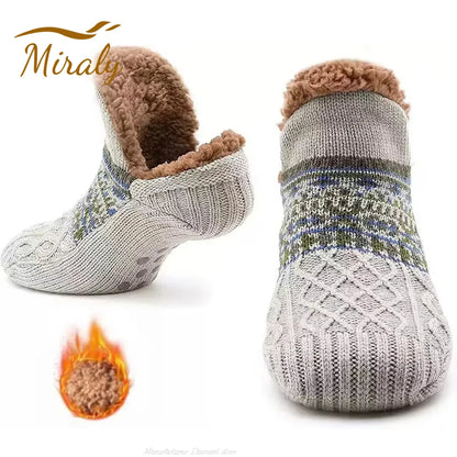 Non-Slip Socks – Warm Fleece Winter Floor Socks