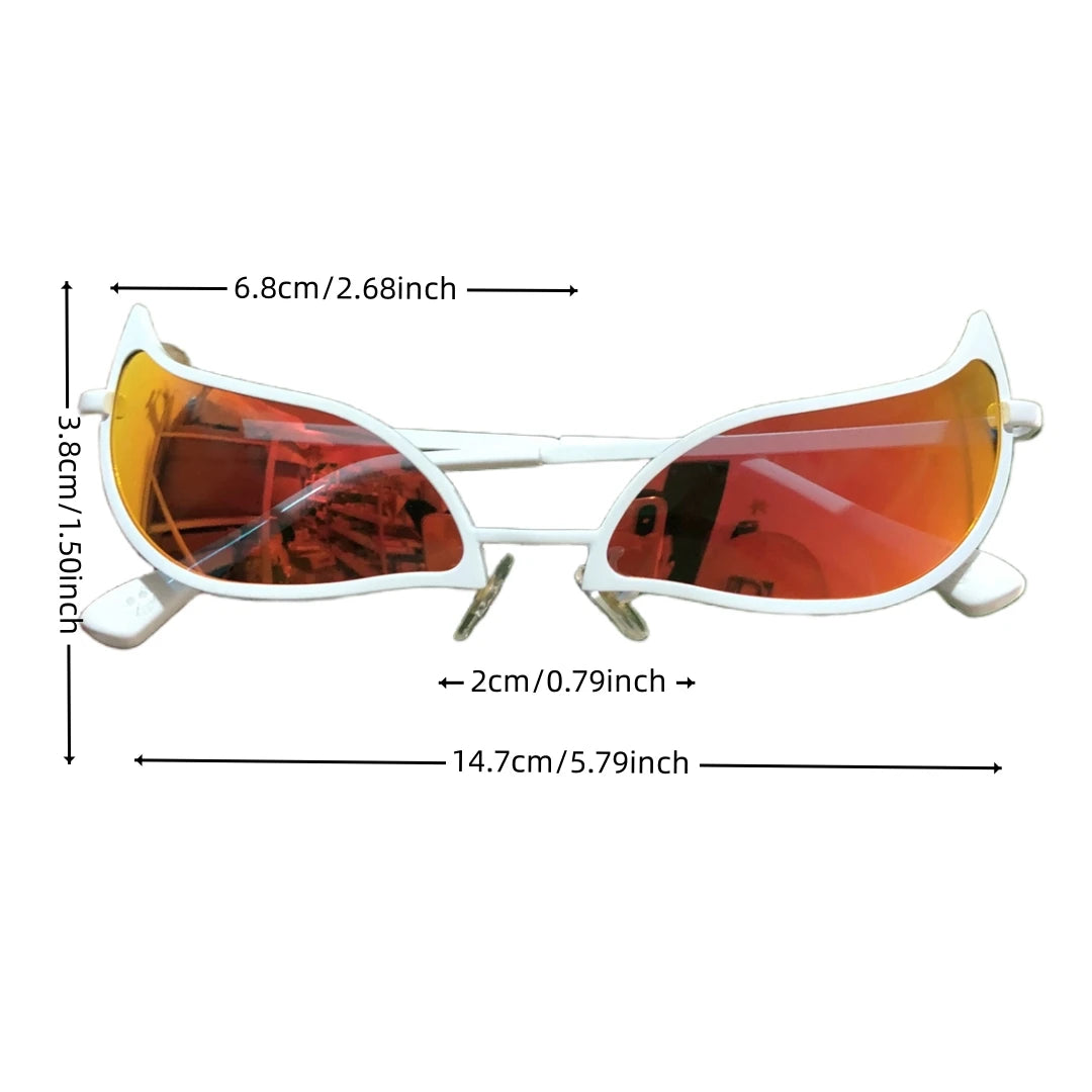 Retro Square Sunglasses, UV400 Hip Hop Style Fashion Shades