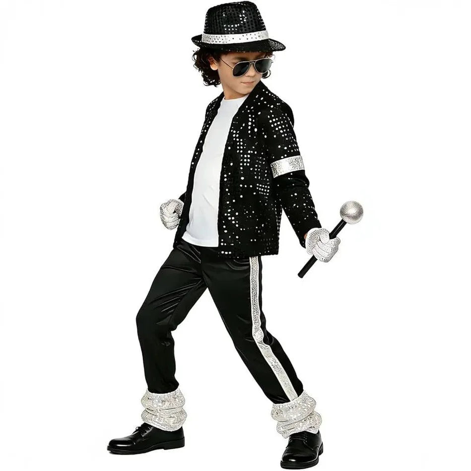 Kids Stage Performance Costume Singer Dance Outfit for Halloween