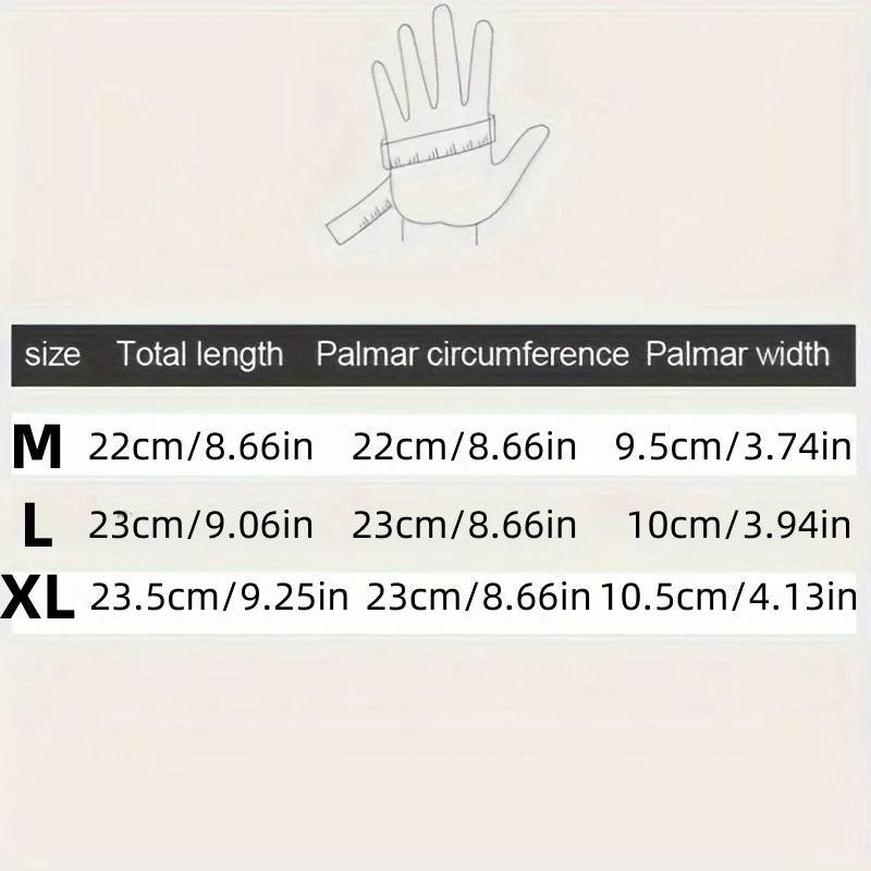 Winter Gloves for Men, Waterproof Touchscreen Windproof Gloves